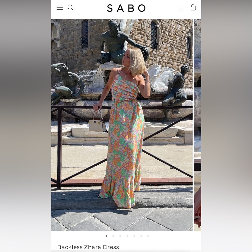 Sabo skirt - backless zhara dress size XS never worn tags attached